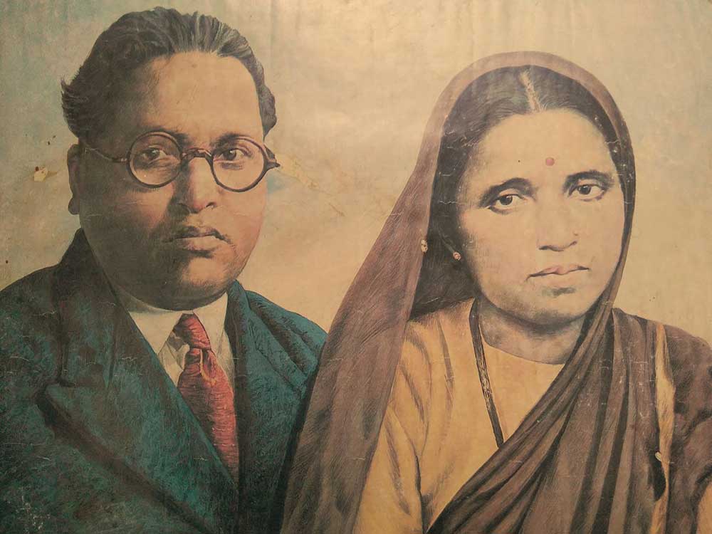 rare pic of Baba Sahab Ambedkar & Mata Ramabai